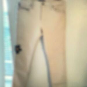 John Varvatos Cream Casual Pants